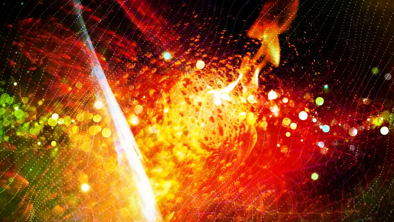 회전하는 색조 사이클링 무지개 에너지 필드 - 4k 원활한 루프 모션 배경 애니메이션