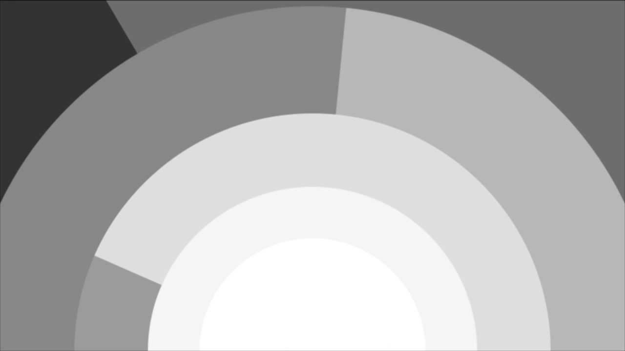 Abstract Animation of Expanding Concentric Gray Circles