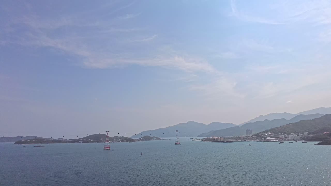 Seascape with Cable Cars