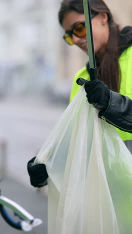 voluntarios de limpieza de calles