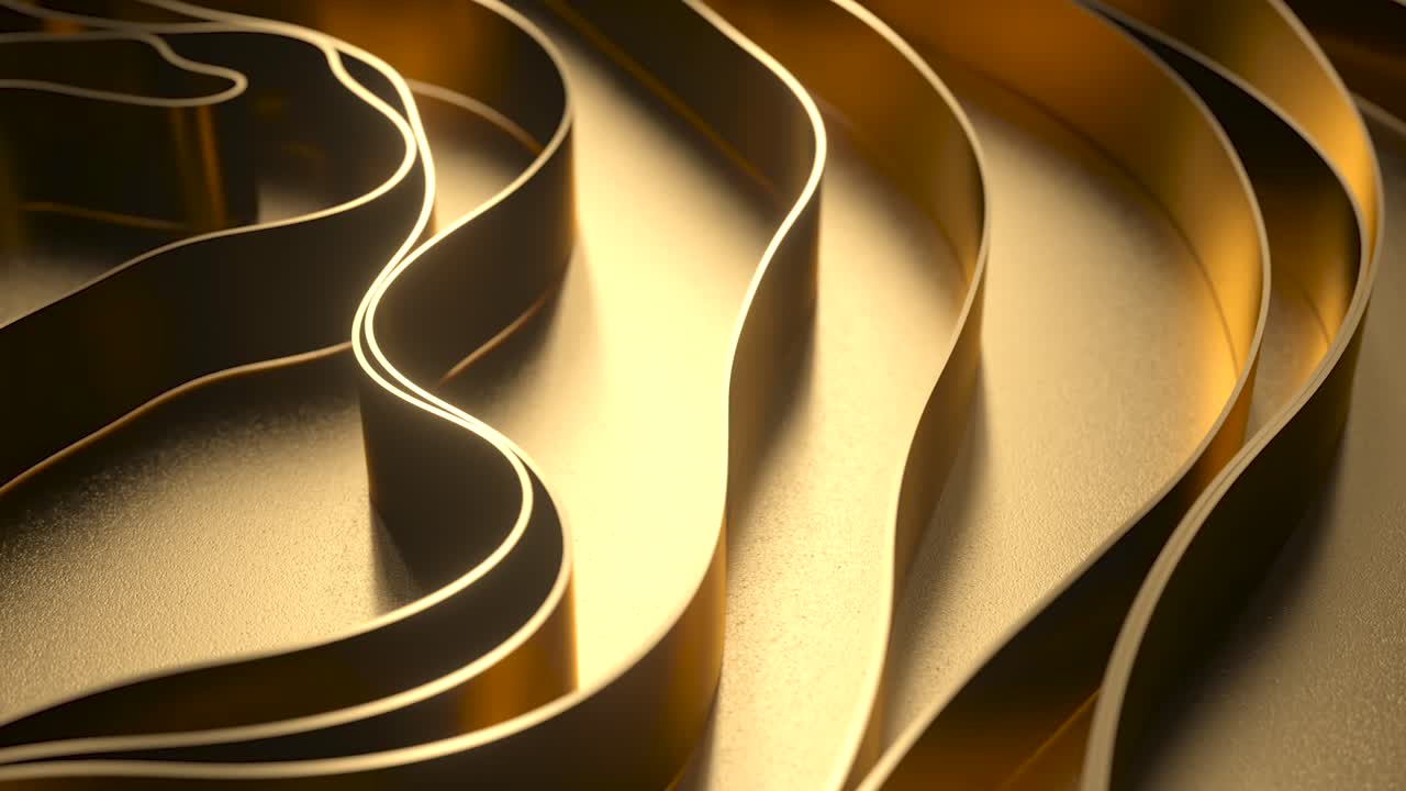 Disegno geometrico astratto d'oro