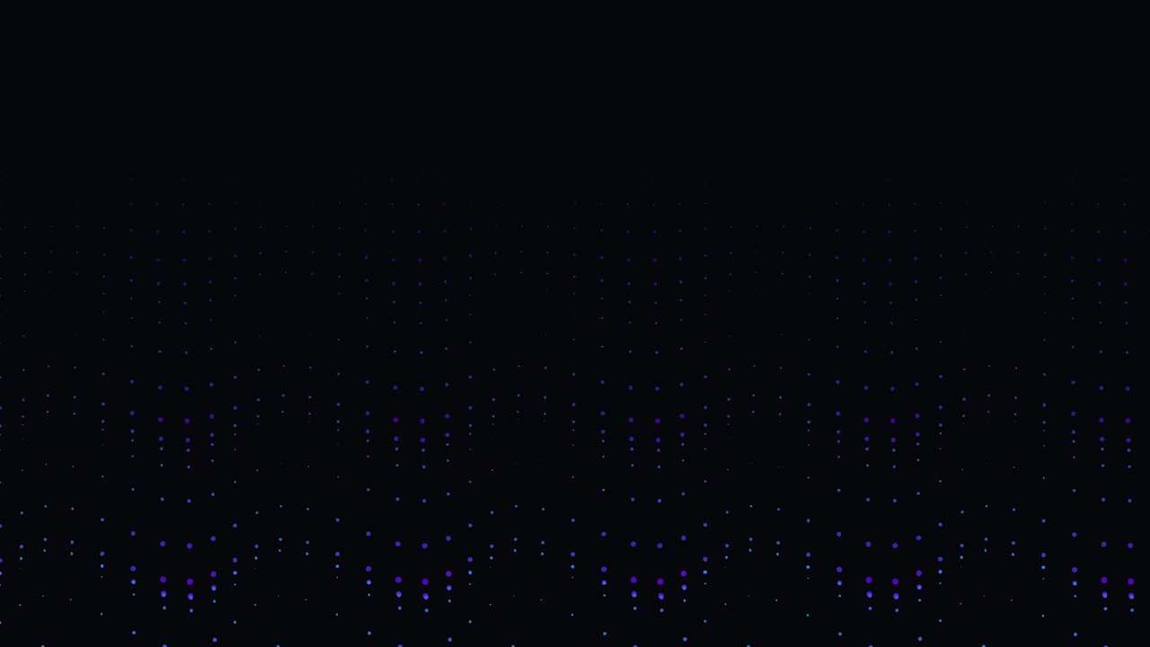 Abstract Digital Background with Pulsing Purple Dots