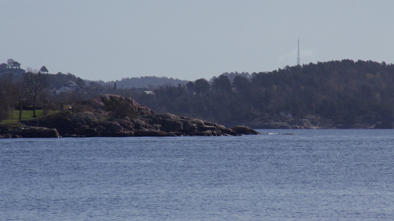 Wide shot of the hill’s northeast of Kristiansand