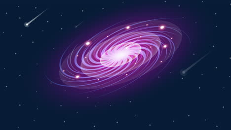 Galaxie-Vektoranimation-Für-Den-Hintergrund