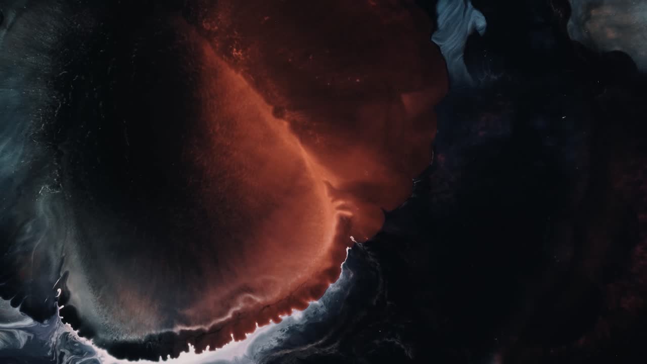 nebulosa espacial cósmica se extiende en el universo oscuro, fondo de arte de tinta grunge abstracto