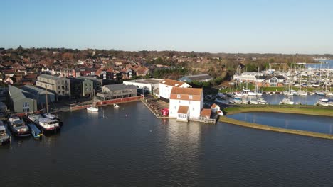 woodbridge suffolk tide mill 4k drone