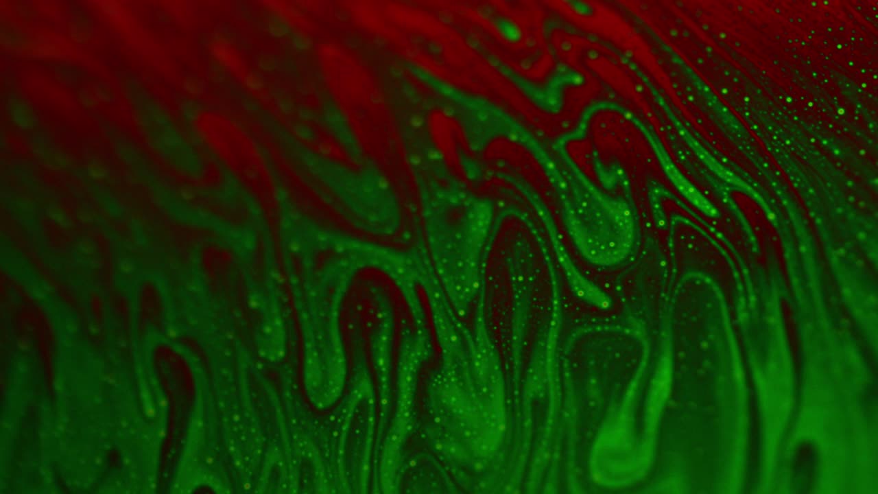 아름다운 은하 추상 효과를 만드는 비누 필름의 매크로