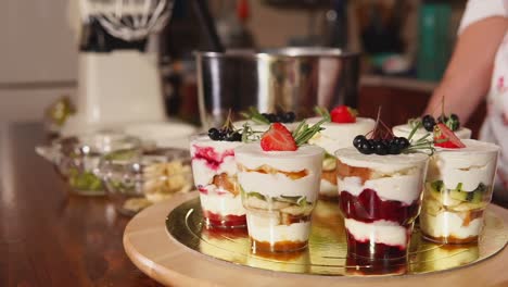 delicious homemade fruit trifle parfaits