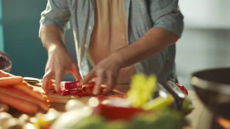 cooking vegetables