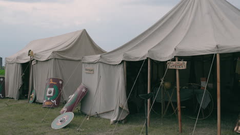 roman camp re-enactment