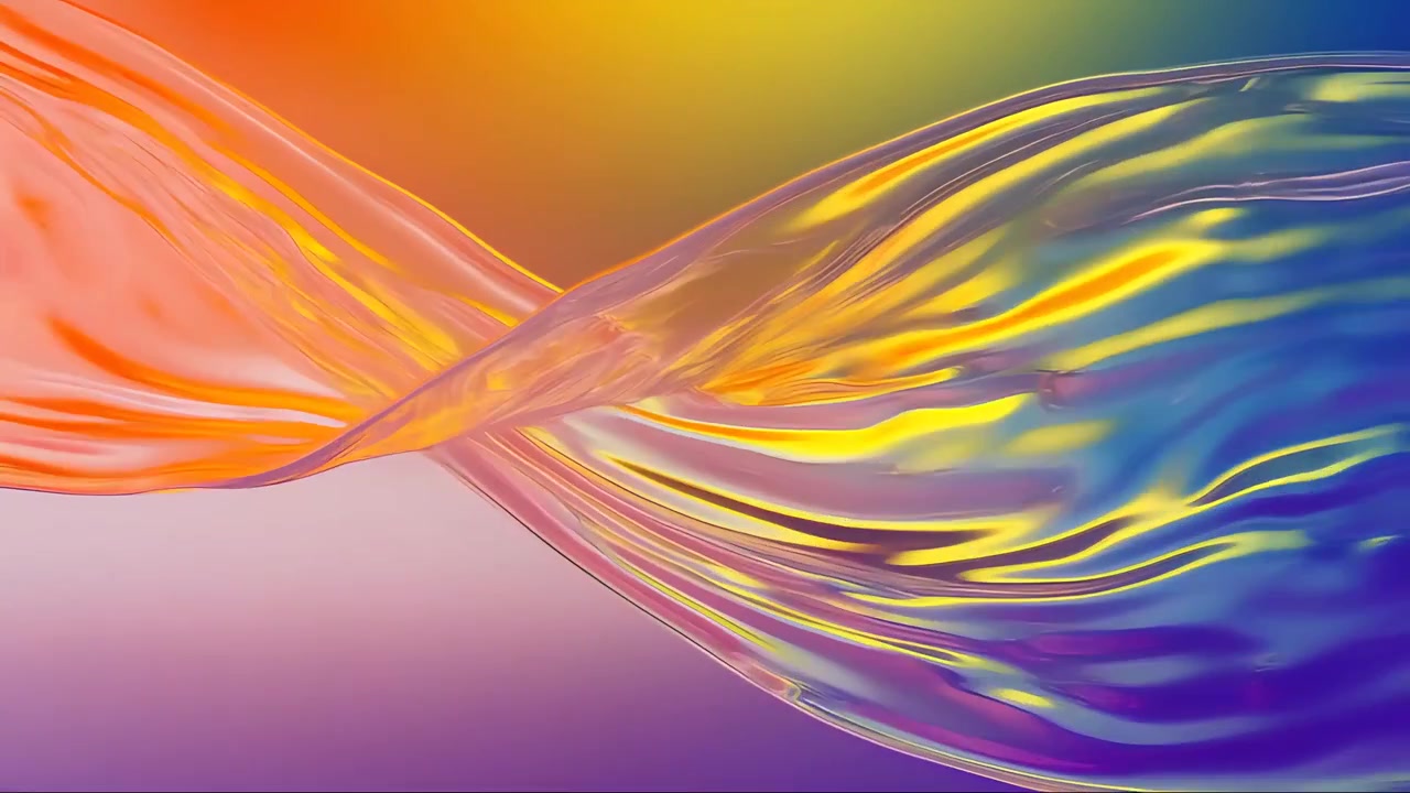 Abstract Fluid Motion Background 4K