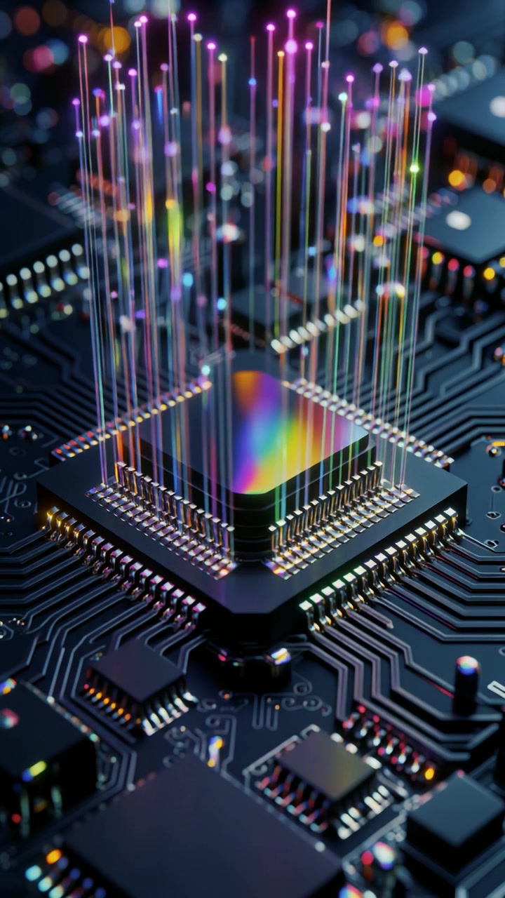 Data Processing on a Futuristic Computer Processor Chip