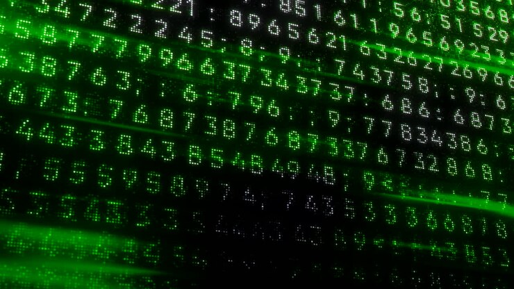 Abstract Digital Code Background
