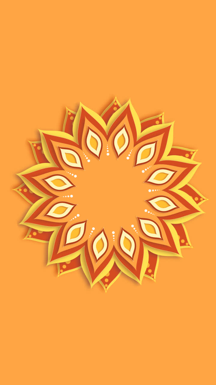 An animation of Diwali traditional event in paper style