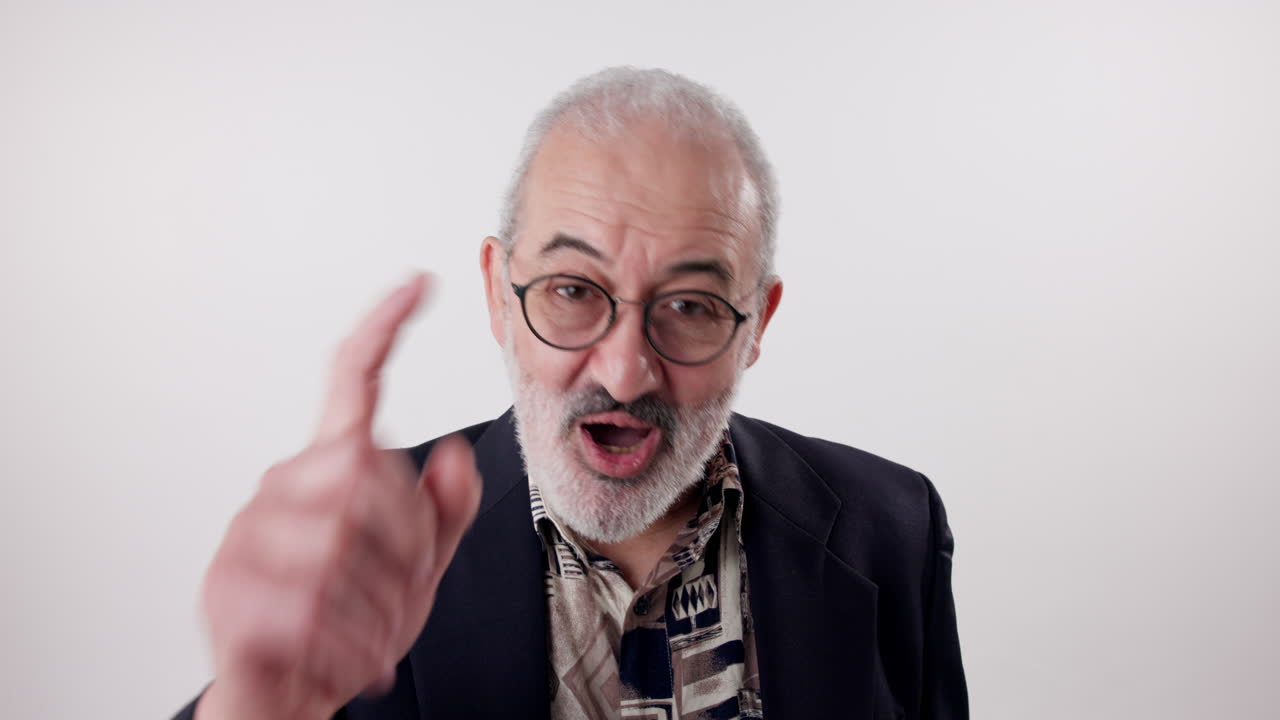 retrato de un hombre mayor