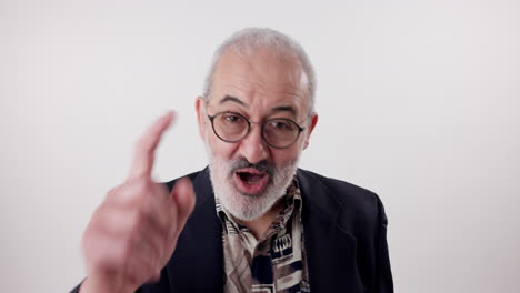 portrait of a senior man