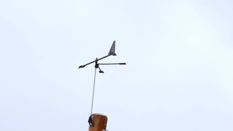 wind compass rotating in the breeze