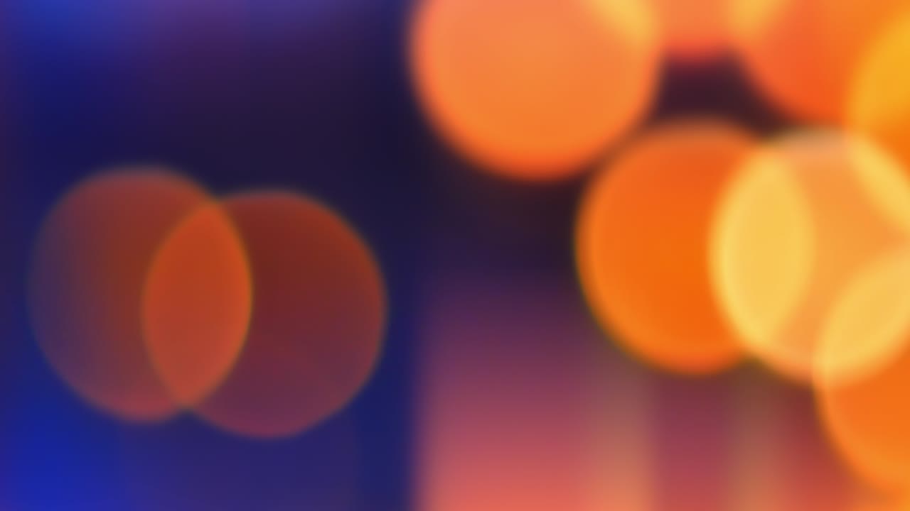 Abstract Background Lights, Defocused Bright Glowing Holiday Lights