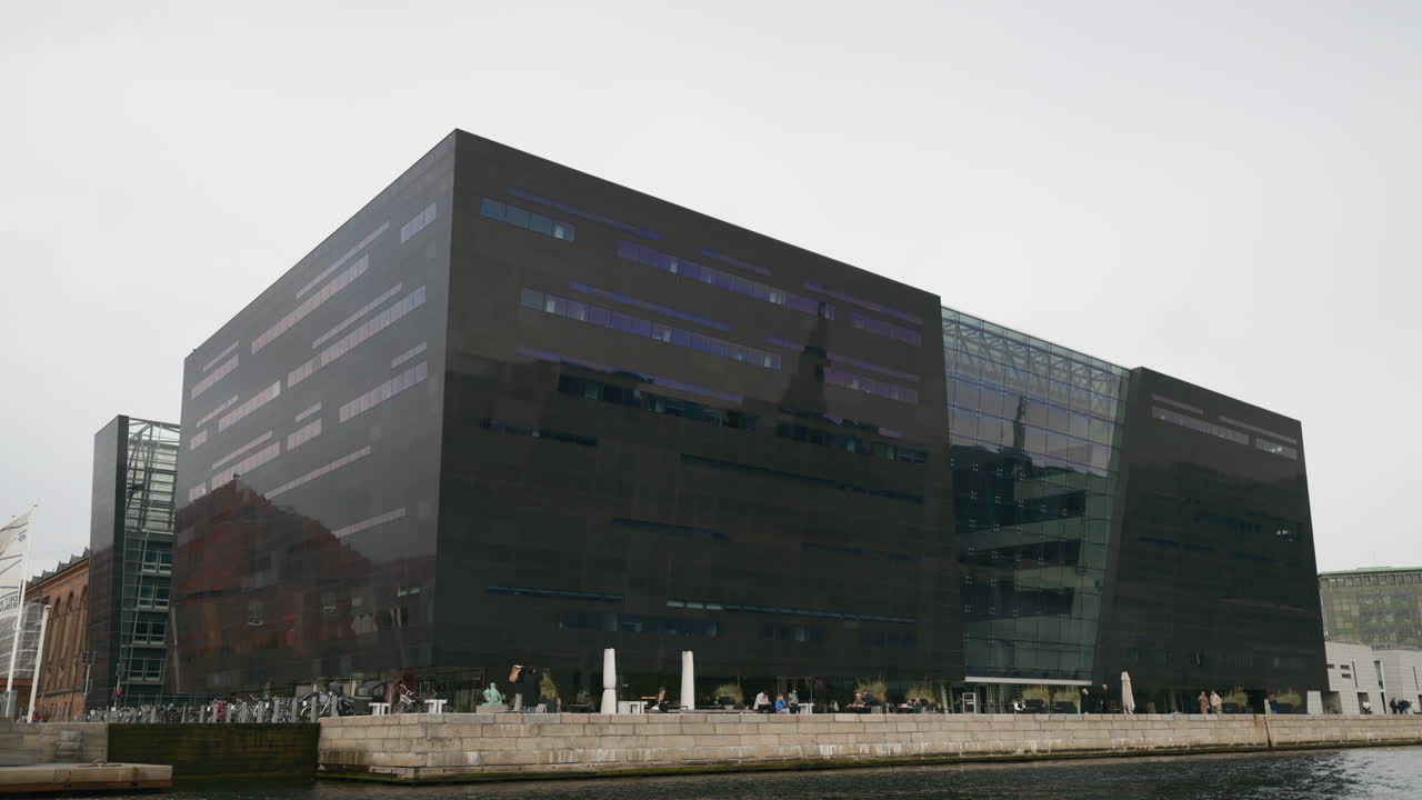 The National Museum of Photography in the Black Diamond, waterfront extension to the Royal Danish Library in Copenhagen, Denmark