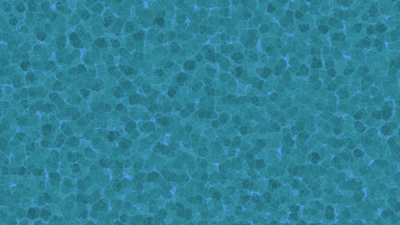 4K Top view of crystal clear water, looped background, natural texture. Looping clean swimming pool ripples and wave. Water loop background, 3d simulation animation.