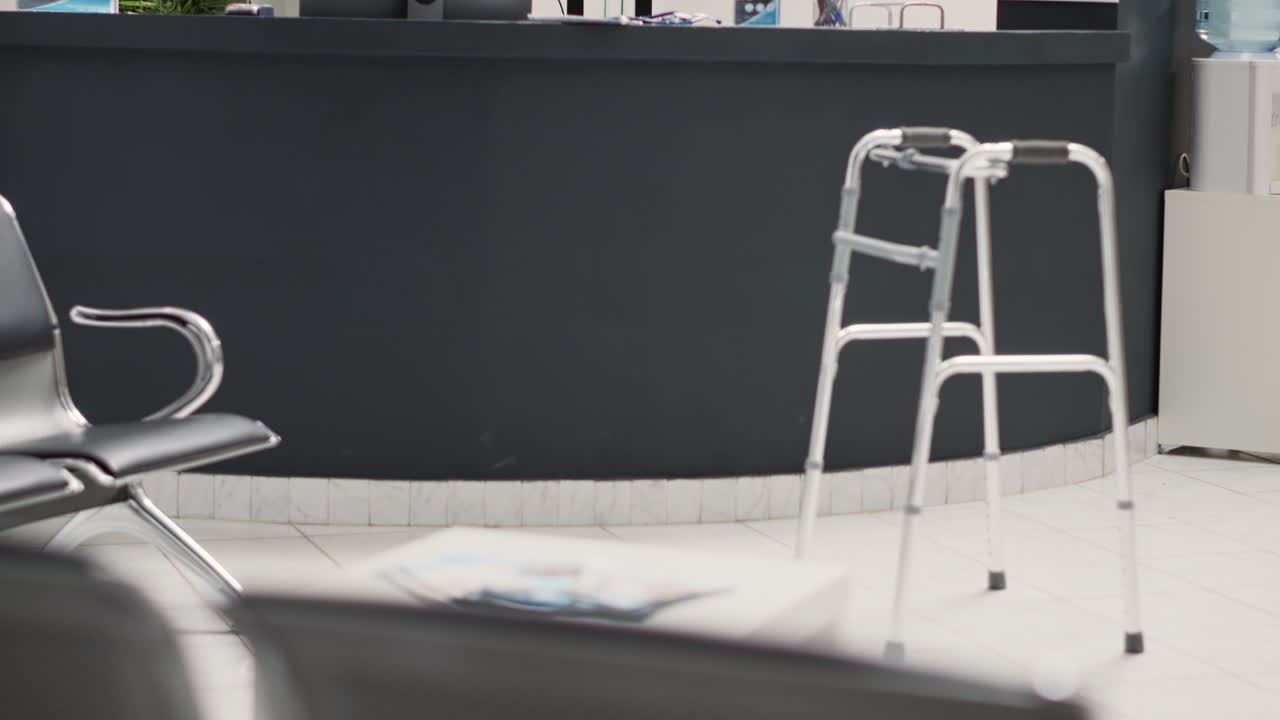 Empty waiting area space at reception