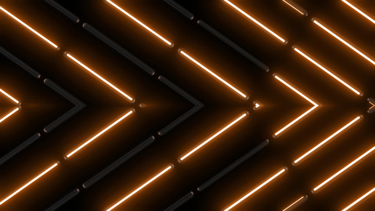 Abstract Neon Arrow Pattern