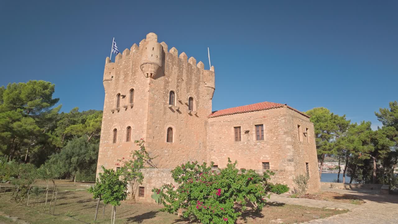 Greek Stone Tower and Castle