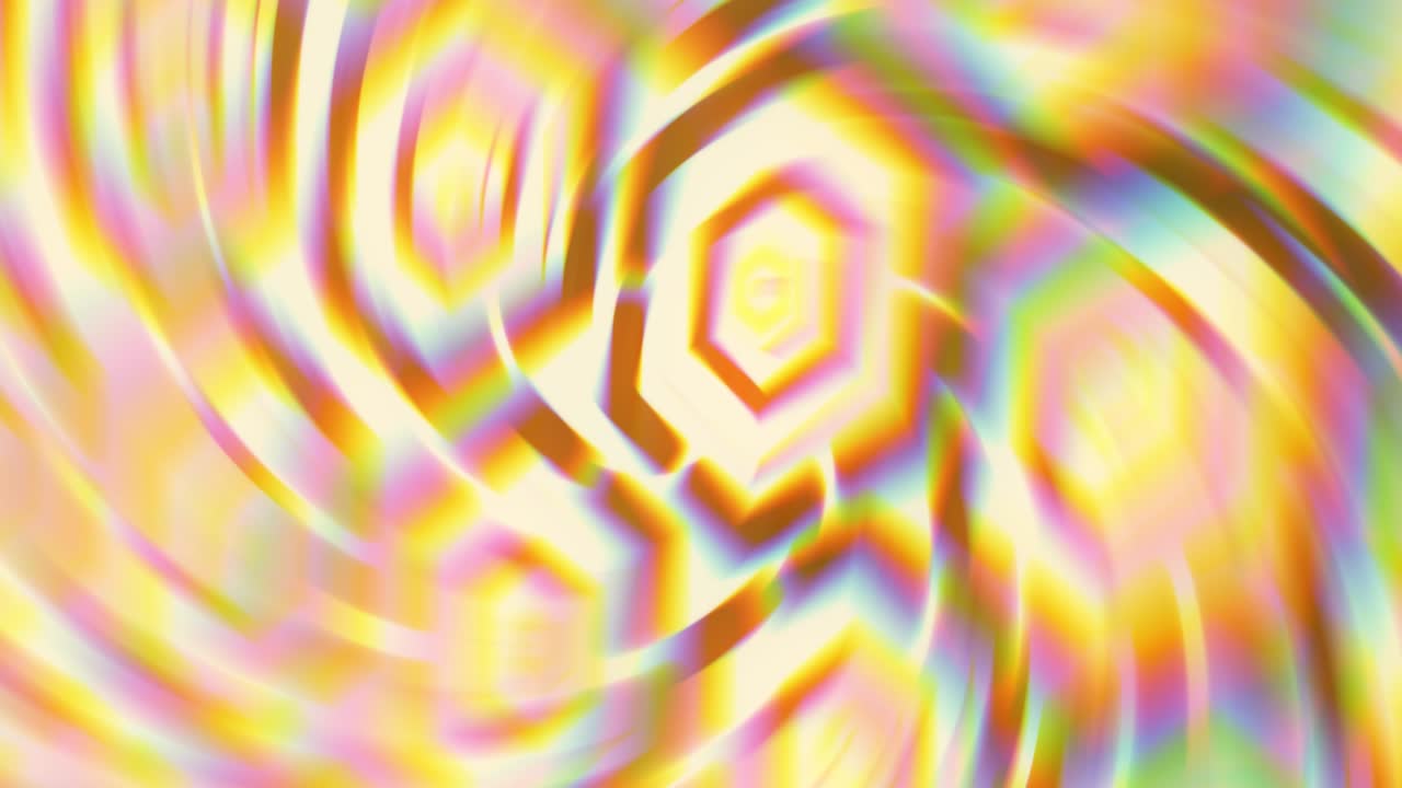 육각형의 움직이는 배경 4k 모션 그래픽