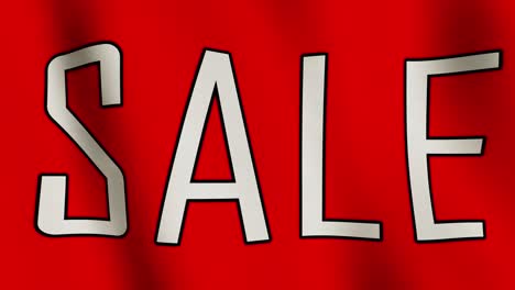 oferta minorista de venta con bandera que muestra la promoción de precios - bucle de animación sin fisuras