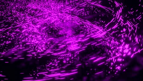 abstract purple light trails