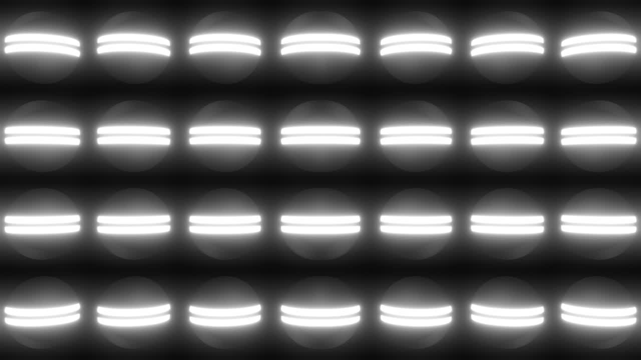 추상적인 네온 원 패턴