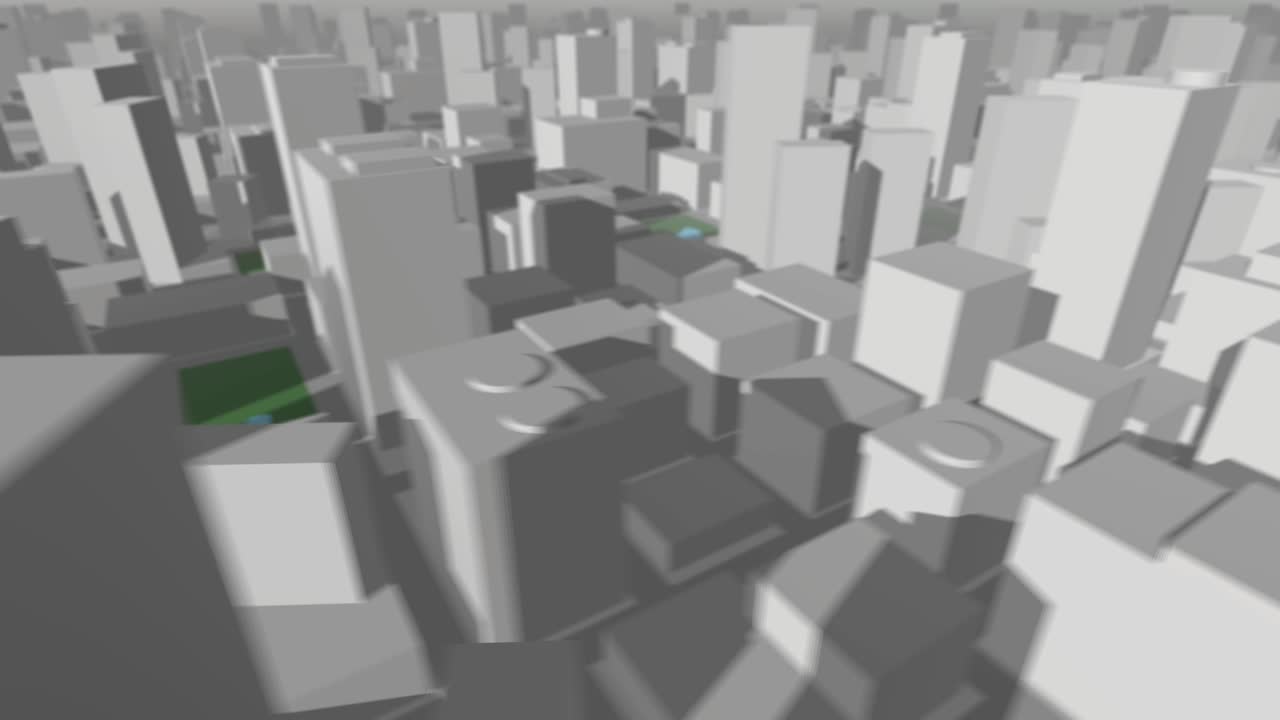 3d 도시 지도 회전