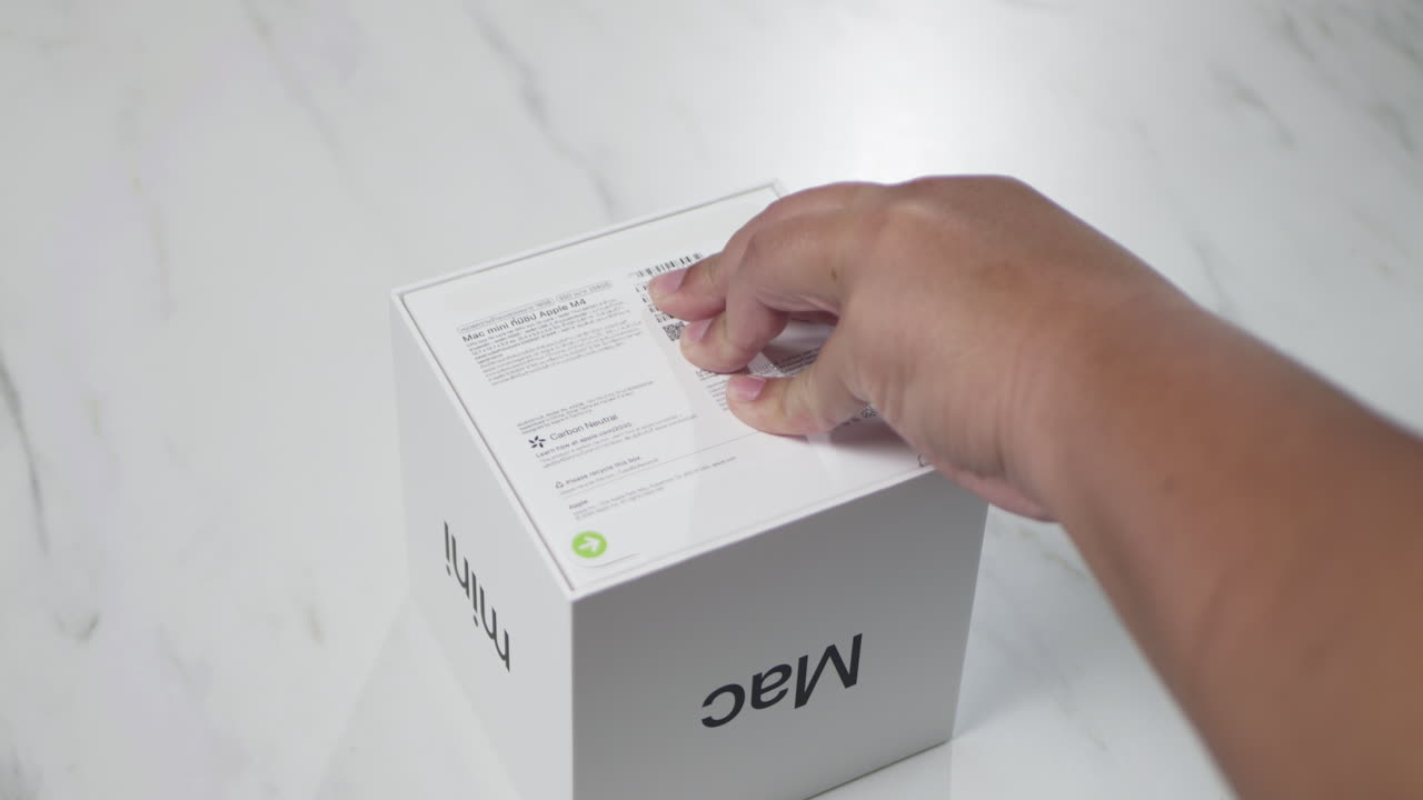 New Apple Mac Mini (2024). Latest Mac Mini model has been downsized to a 5-inch square, featuring the powerful M4 and M4 Pro Chip for integrated Apple Intelligence.