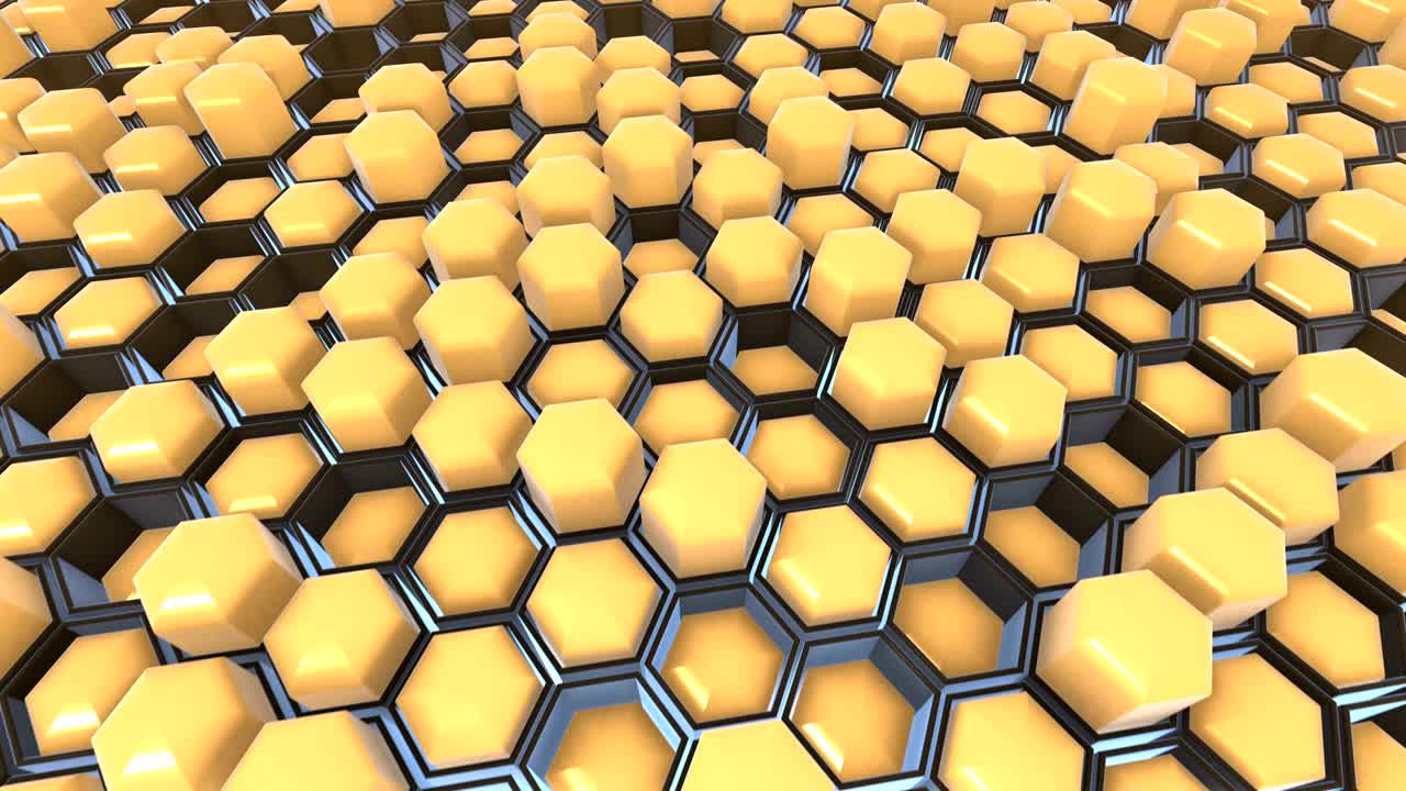 Animated 3D background with moving frames