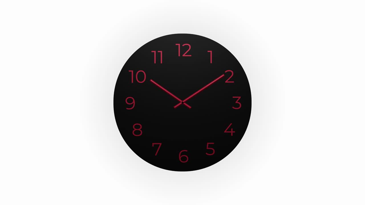 reloj contando hacia atrás 24 horas día velocidad rápida lapso de tiempo 4k hd