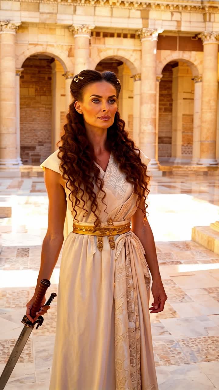 Antica donna guerriera