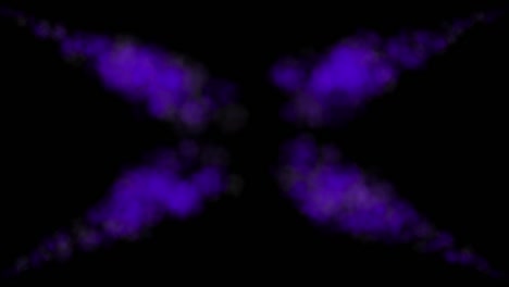 smoke blowing color particles animation motion graphics