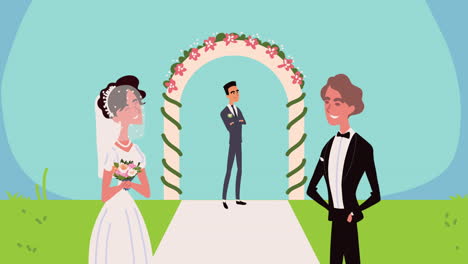 wedding ceremony illustration