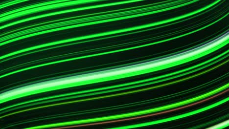 abstract green curves on black background