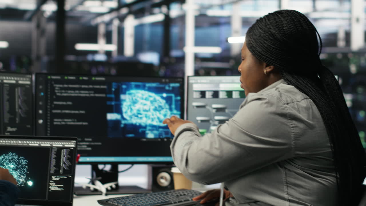 Data center engineering team deploying AI solutions optimizing gear