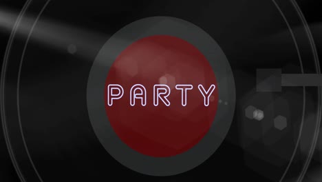 Animation-Von-Rotierendem-Vinyl-Mit-Partytext