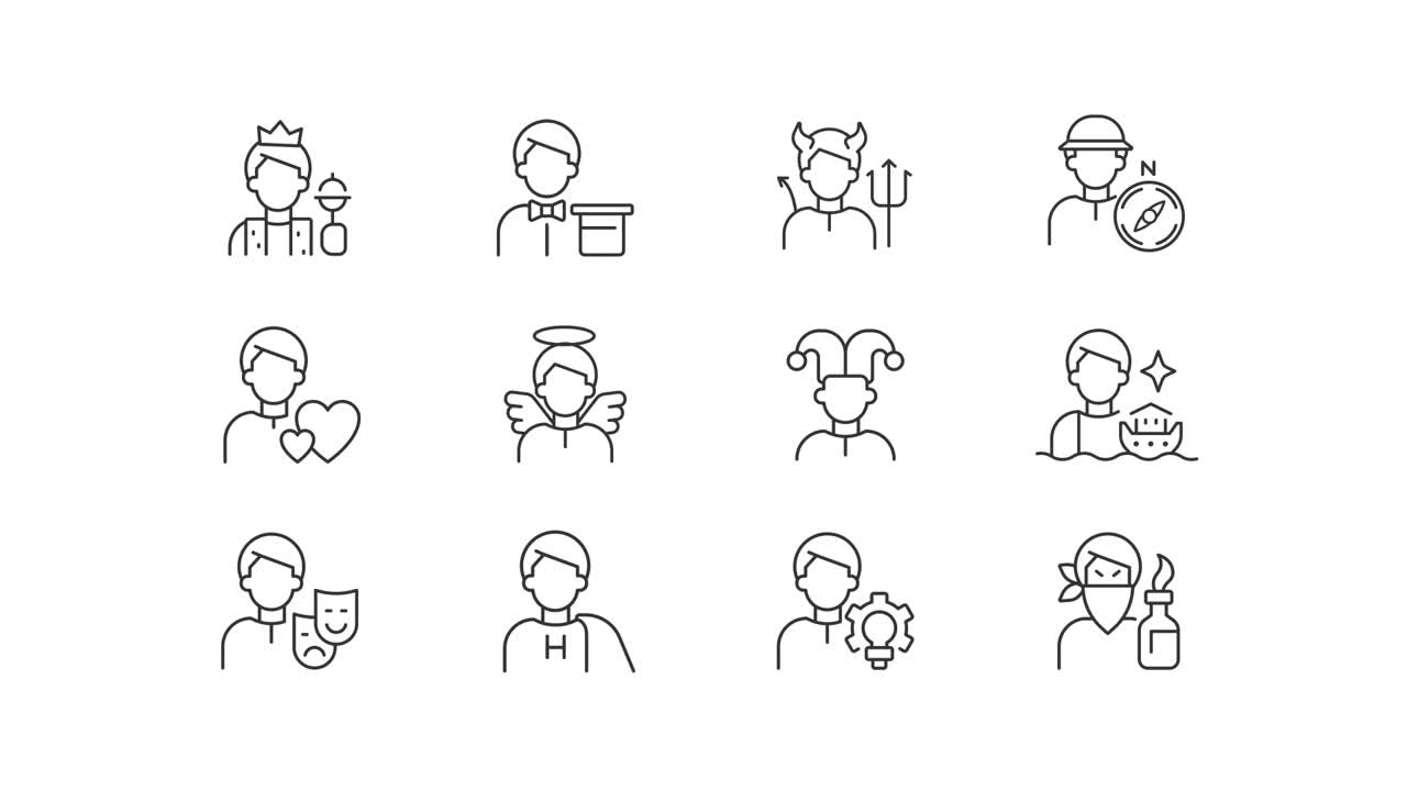 People Icons Set