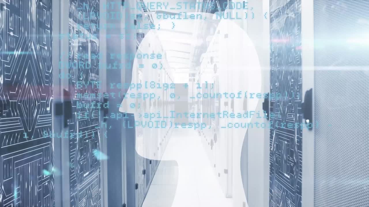 데이터 및 헤드 모델의 애니메이션과 서버에 대한 질문 표시