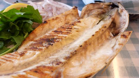 grilled fish dish