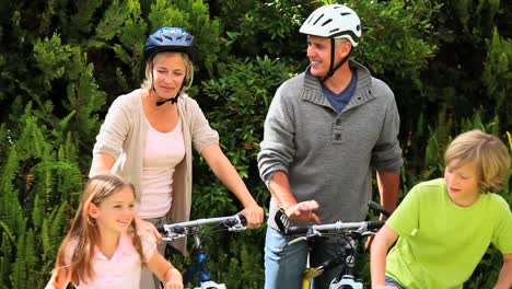 family going for a ride