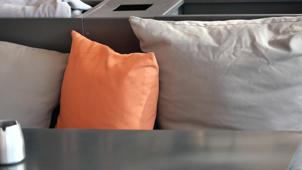 Restaurant Seating with Pillows