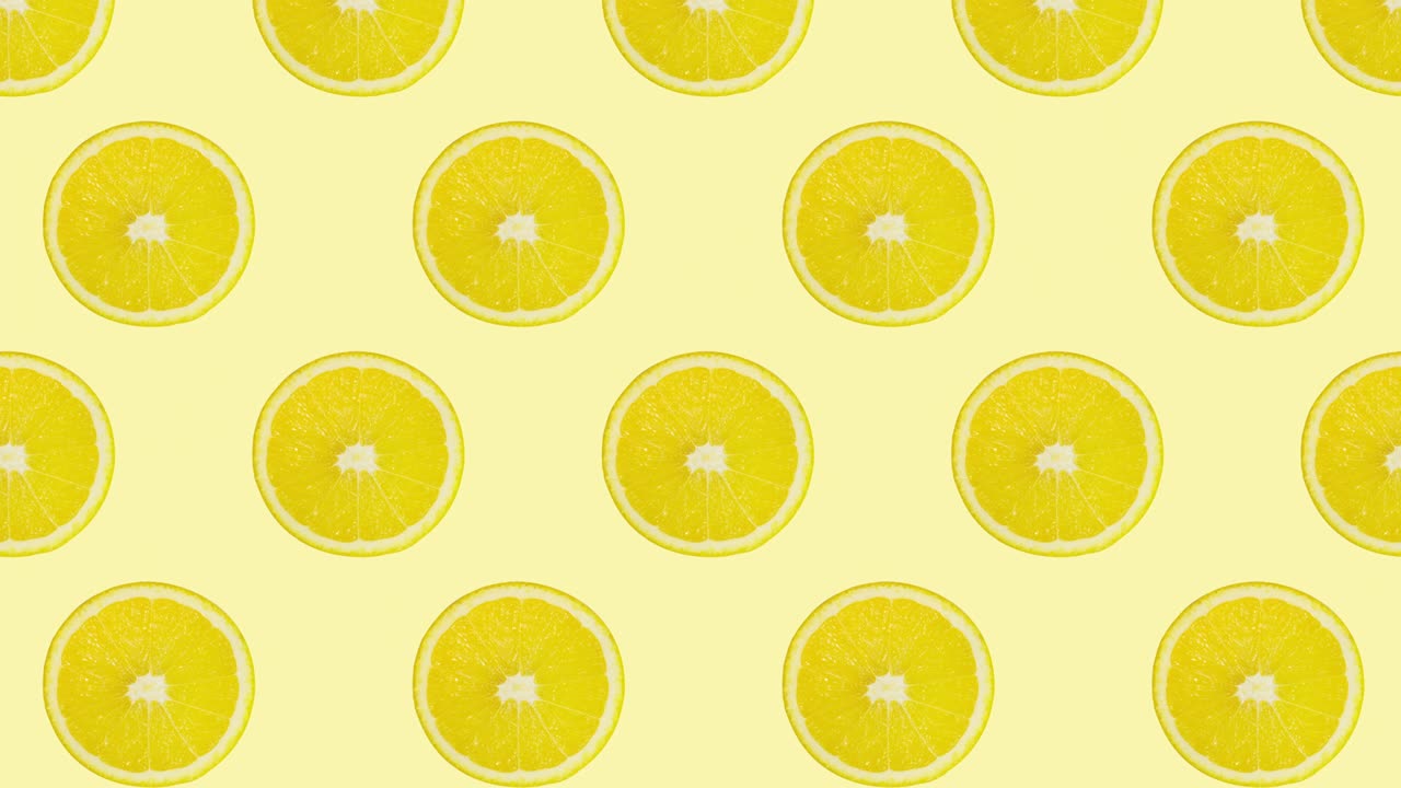 Lemon fruit motion design animation