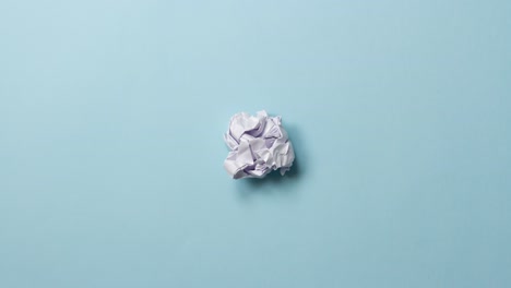 crumpled paper ball stop motion animated set of icons and signs.