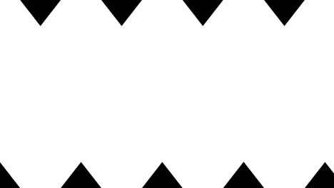 material de bucle de triángulo de onda dentada animación gráficos de movimiento