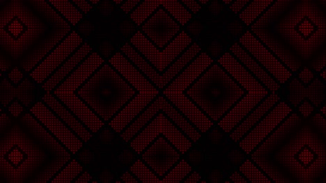 Red Dot Geometric Pattern